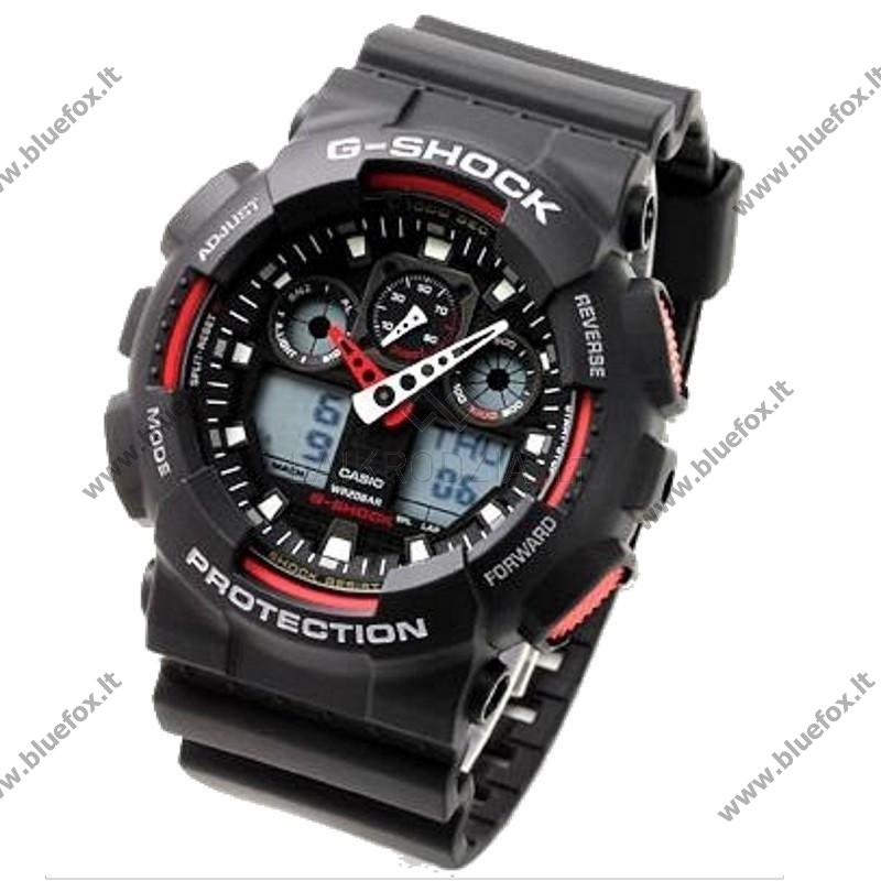 Laikrodis Casio G-Shock GA-100-1A4ER - Spauskite ant paveikslėlio norint uždaryti