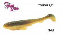 Miękka Przynęta Crazy Fish Tough 2.8 7.0 cm 34d