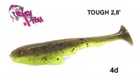 Weicher Köder Crazy Fish Tough 2.8 7.0 cm 4d