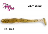 Kummikala Crazy Fish Vibro Worm Sand