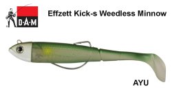Mykt agn DAM Effzett Kick-S Minnow AYU