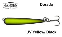 Blizgė Hansen Dorado SD 7cm 6,3gr UV Yellow Black
