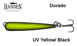 Blizgė Hansen Dorado SD 7cm 6,3gr UV Yellow Black