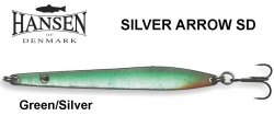 Błystki Hansen Silver Arrow SD Green/Silver