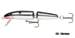 Vobleris Rapala Jointed Floating J13CH Chrome 13,0 cm, 18 g