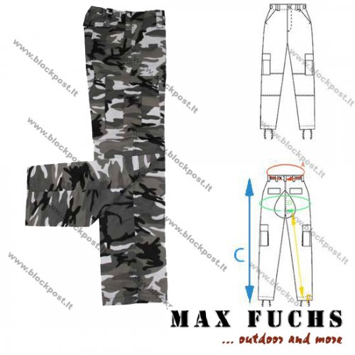 M65 kelnės, urban camo (01342U)