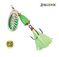 Rotējošais māneklis Blue Fox Original Vibrax Glow BFGVS GLGR