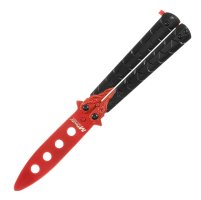 Master Cutlery Dragon terniruočių sulankstomas balisongo peilis Red