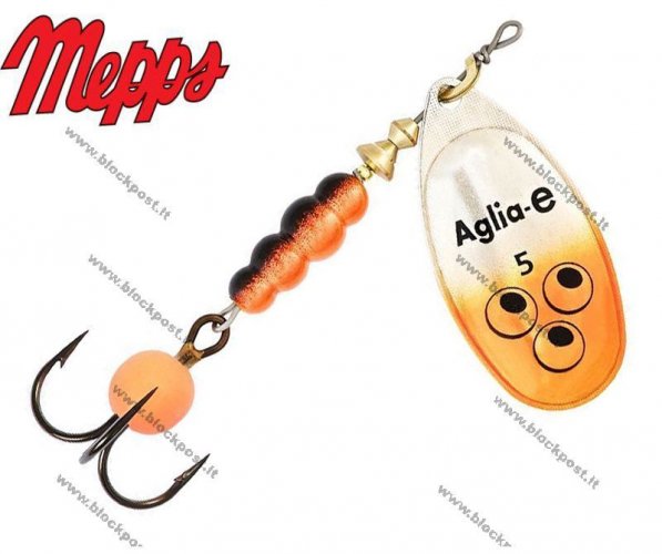 Spinner Mepps Aglia-E Orange Brite