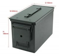 Używana skrzynka amunicyjna US Army M2A1 cal. 50