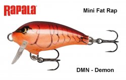 Vobleris Rapala Mini Fat Rap MFR03DMN Demon