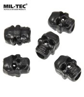 Mil-tec Skull fiksatoriai 10 vnt. Juodi