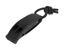 Mil-Tec Signalinis Švilpukas Taktinis MOLLE Juodas 2 vnt