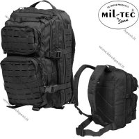 Ryggsekk Mil-tec Assault Laser Cut SM sort, 20L