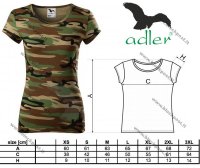 ADLER woodland T-Shirt Damen