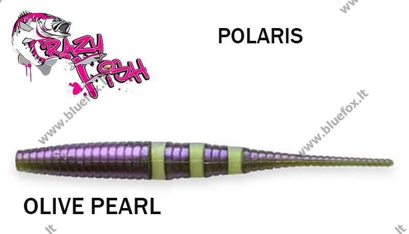 Guminukas Crazy fish Polaris 10.0 cm OLIVA PEARL Plaukiantis - Spauskite ant paveikslėlio norint uždaryti