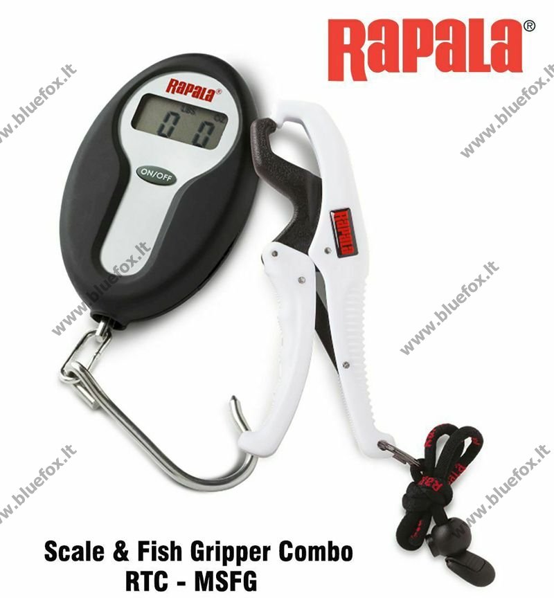 RTC-MSFG Rapala Scale & Fish Gripper Combo [02-RTC-MSFG] - 26.90EUR :   - Fishing, backpack, outdoors, flashlight, tents, wobblers,  knives, axes, saw, machete, rapala, storm