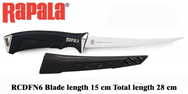 Filiavimo peilis Rapala RCDFN6