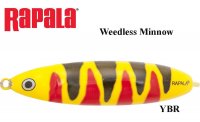 Žolinė blizgė Rapala Weedless Minnow YBR