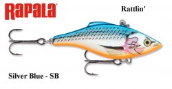Rattlin' Rapala RNR Silverblå