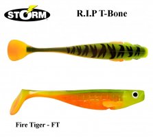 Gumijas zivtiņas Storm R.I.P T-Bone jig spirale FT