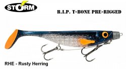 Storm R.I.P T-Bone Soft Baits med jig RHE Rusty Sild