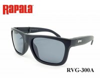 Rapala RVG300 Polarized Sunglasses Black RVG300A
