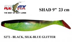 Slapp av myke lokker Shad 230 mm S272