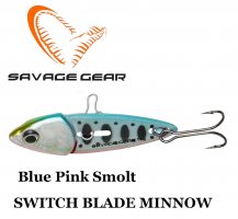 Savage Gear Switch Blade Minnow Bleu Rose Smolt
