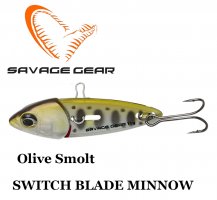 Savage gear Switch Blade Minnow Olive Smolt Vizulis šūpojošais