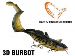 Savege Gear 3D Burbot 25 cm 70 g Burbot Shallow sakte synkende