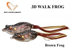 Krautwobbler Savage Gear 3D Walk Frog Brown Frog