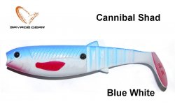 Silikona mānekļis Savage Gear Cannibal Blue White