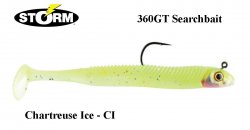 Gummifische Storm 360GT Searchbait Chartreuse Ice