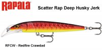 Wobbler RAPALA Scatter Rap Deep Husky Jerk RFCW - Redfire Crawd