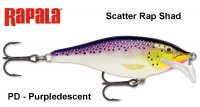 Воблер Rapala Scatter Rap Shad Purpledescent