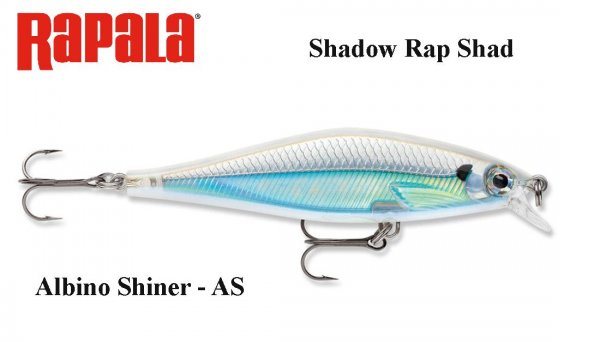 Vobleris Rapala Shadow Rap Shad SDRS09 Albino Shiner
