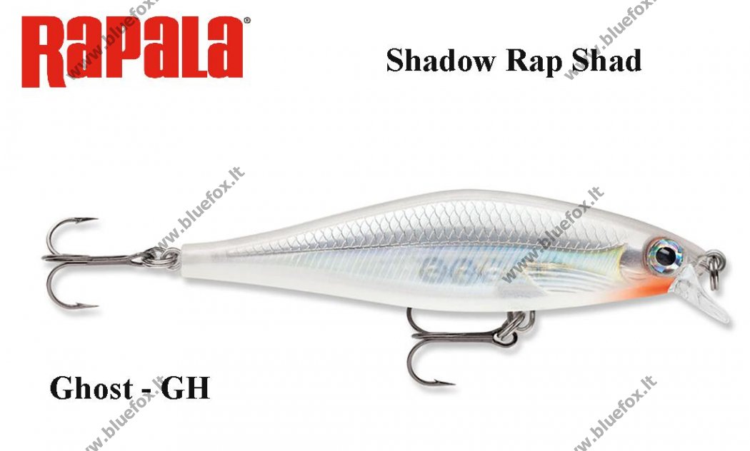 Rapala Shadow Rap Shad SDRS09 Ghost Rapala Shadow Rap Shad SDRS09 Ghost  [02-SDRS09GH] :  - Fishing, backpack, outdoors, flashlight,  tents, wobblers, knives, axes, saw, machete, rapala, storm