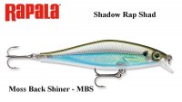Rapala Shadow Rap Shad SDRS09 Moss Back Shiner