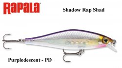 Vobleris Rapala Shadow Rap Shad SDRS09 Purpledescent