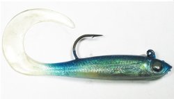 Guminukas Storm WildEye Curl Tail Minnow BSH Blue Shiner