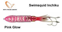 Masalas Džigavimui Jūroje Savage Gear Swim Squid Inchiku Pink Glow