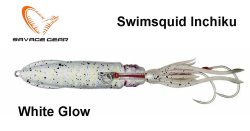 Masalas Džigavimui Jūroje Savage Gear Swim Squid Inchiku White Glow
