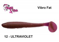 Softbait Crazy Fish Vibro Fat 6.8' 17 cm Ultraviolet