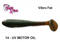 Silikoninis masalas Crazy Fish Vibro Fat 5' 12 cm UV Motor Oil