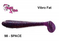 Силиконовая приманка Crazy Fish Vibro Fat 6.8' 17 см Space