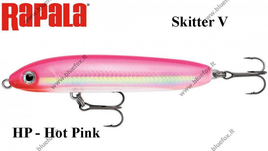 Vobleris Rapala Skitter V HP - Hot Pink - Spauskite ant paveikslėlio norint uždaryti