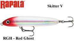 Wobbler Rapala Skitter V RGH - Red Ghost