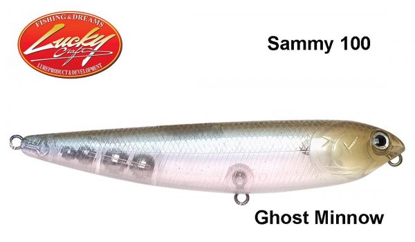Vobleris Lucky Craft Sammy 100 Ghost Minnow