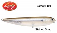 Voblers Topwater Lucky Craft Sammy 100 Striped Shad